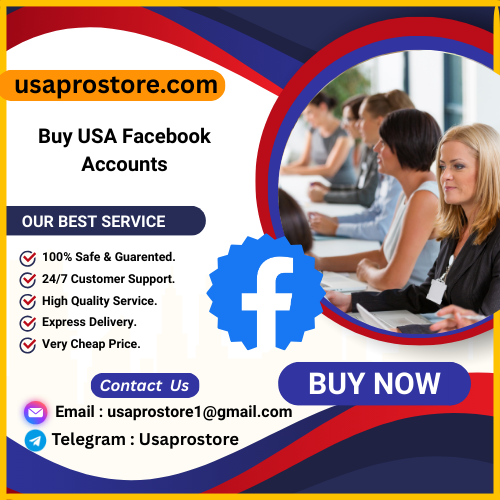 Buy USA Facebook Accounts - 100% Safe & Best Accounts.